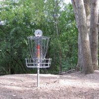 The second disc golf hole in Bandemer Park, Варрен