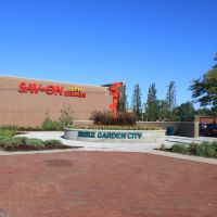 Downtown Garden City Welcome Sign, Ford Road & Middlebelt Road, Garden City, Michigan, Гарден-Сити