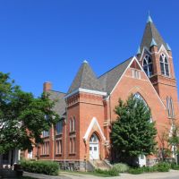 First United Methodist Church, (1892), 209 Washtenaw Avenue, Ypsilanti, Michigan, Ипсиланти