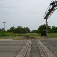 LS&MS / Norfolk Southern looking South - East Michigan Avenue crossing, Каламазу