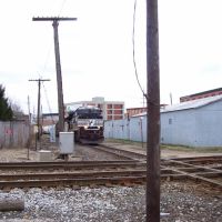 Train headed for Grand Rapids on the GR&I / Norfolk Southern, Каламазу
