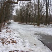 Flooded trail - Wildwood Park, Ламбертвилл