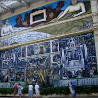 Detroit Art Institute; Diego Rivera Mural (ENLARGE TO SEE DETAILS), Монтроз
