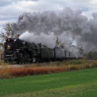 NKP 765 heading for Owosso, MI, October 2011, Норт Мускегон