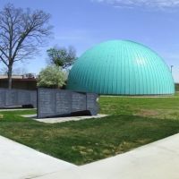Panorama of the Robert T. Longway Planetarium, Flint, Michigan, Флинт