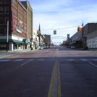 Saginaw Street, Looking South, Flint, Michigan, Флинт