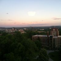 McMullen Hall and Downtown Billings at Dusk, Биллингс