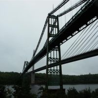 The “New”  & "Old" Penobscot Narrows Bridge - Bucksport, Maine, Бакспорт