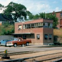 Maine Central Railroads Freight Yard Office at Bangor, ME, Бангор