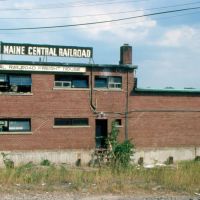 Maine Central Railroads Freight House at Bangor, ME, Бангор