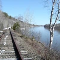 Aroostook River from the RR Tracks, Вестбрук
