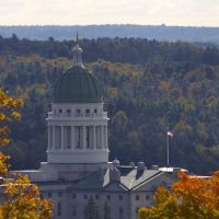 The State Capitol, Augusta, Maine, Огаста