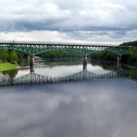 Memorial Bridge, Augusta, Maine., Огаста