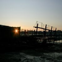 Sunset through the Old Shipyard, Портленд