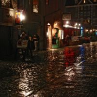 Wharf Street In The Night Rain, Портленд