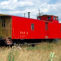 Bangor and Aroostook Railroad Caboose No. C-67 at Northern Maine Junction, Hermon, ME, Хампден