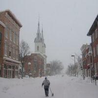 Blizzard on Church Street - Feb 10, 2010, Фредерик