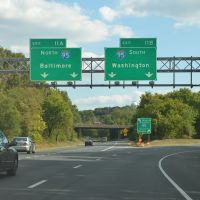 Exit 11A & 11B, Interstate 695, Southbound, Арбутус