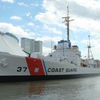 US Coast Guard Cutter “Taney”, the last ship floating after the attack on Pearl Harbor; now a museum ship in Baltimores Inner Harbor [407038-40h], Балтимор