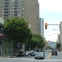 Woodmont Avenue and Battery Lane Intersection, Bethesda, MD, USA, Бетесда