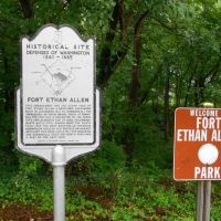 Fort Ethan Allen historical marker, Fort Ethan Allen Park, 3829 North Stafford Street, Arlington, Virginia, Брукмонт