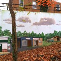 mural, #8 Streetcar Path, Catonsville MD, Катонсвилл