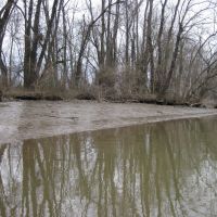 the smooth mucky muddy banks of the Anacostia in low tide, Коттедж-Сити
