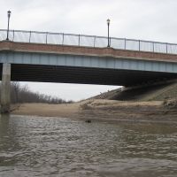 The Western end of the route 1 bridge over the Anacostia, Норт-Брентвуд