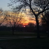 Winter Sunset, Parkville Maryland, Парквилл