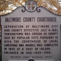 Baltimore County Courthouse, Таусон