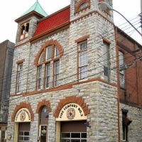 Antietam Fire Station, Fire Company No. 2, Hagerstown Historic District, Jonathan St, Hagerstown MD, built 1895, Хагерстаун