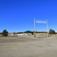 Entrance to the Thomas County Fairgrounds, 83861 U.S. Route 83. Thedford, Nebraska. Viewed north-westerly, Битрайс