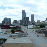 View of Downtown Omaha from the TipTop Apartments at 16th and Cuming., Омаха