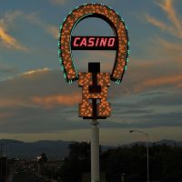Neon Sign From Old Horseshoe Casino, Норт-Лас-Вегас