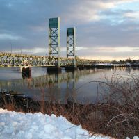 Sunset, Maine-New Hampshire Draw Bridge, Портсмоут