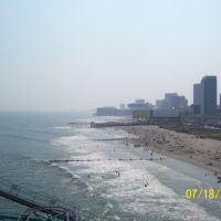 shoreline of Atlantic City,New Jersey USA, Атлантик-Сити