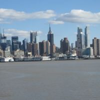 NYC from Weehawken Ferry Jersey Side, Гуттенберг