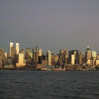 view of Manhattan from Jersey side, Гуттенберг