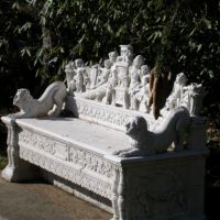 Carved bench, Лейквуд