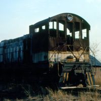 New York, Susquehanna and Western Railway Alco S2 No. 206 on the dead line at Ridgefield Park, NJ, Риджефилд