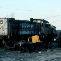 New York, Susquehanna and Western Railway Alco RS1 No. 234 on the dead line at Ridgefield Park, NJ, Риджефилд