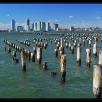 Old pier and New Jersey view, Хобокен