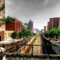 Train Tracks From Underground, Manhattan - 2008, Эджуотер