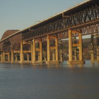 Newburgh-Beacon Bridge from Amtrak, Бикон