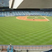 Panorama of Yankee Stadium - 10 minutes after the game - where did everybody go, Бронкс
