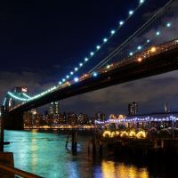 Brooklyn Bridge at Night Sep.2008, Бруклин