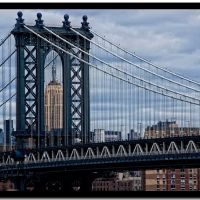 Manhattan Bridge & the Empire State Building, Бруклин
