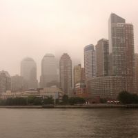 Foggy morning in Manhattan, Бэй-Шор