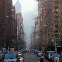 View up 5th. Ave. from Washington Sq., Галвэй