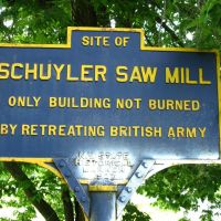 Revolutionary War Site - Battle of Saratoga - Gen. Schuylers saw mill, Гейтс